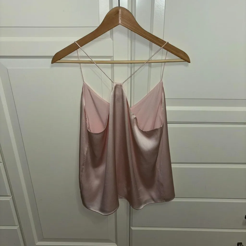 Brooks Brothers Pink 100% Silk Charmeuse Cami - Image 4