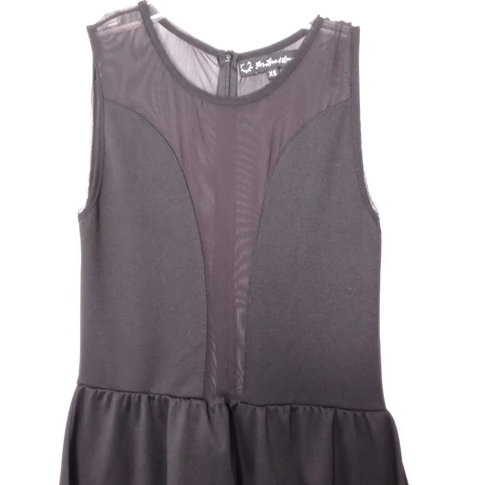 For Love & Lemons Black Illusion Dress Size XS - Image 7