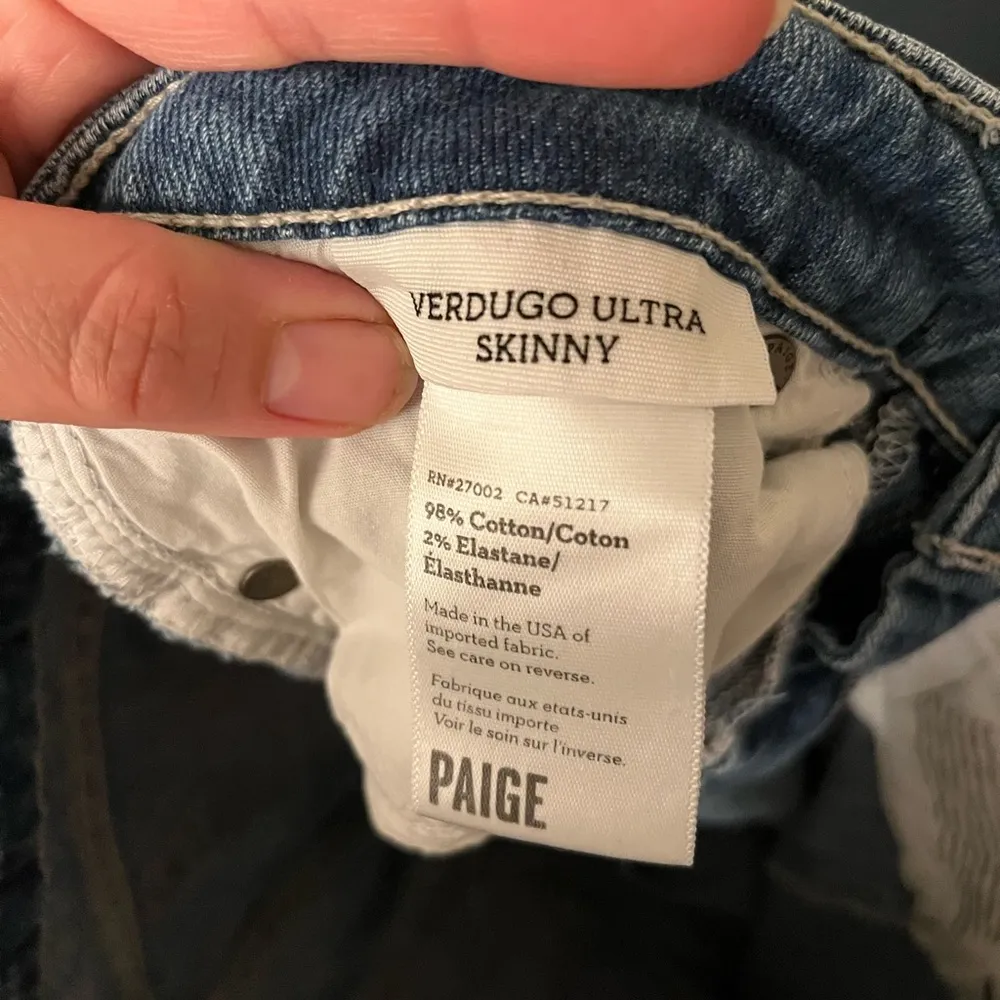 Paige Verdugo Ultra Skinny Jeans. Gentle used. - Image 7