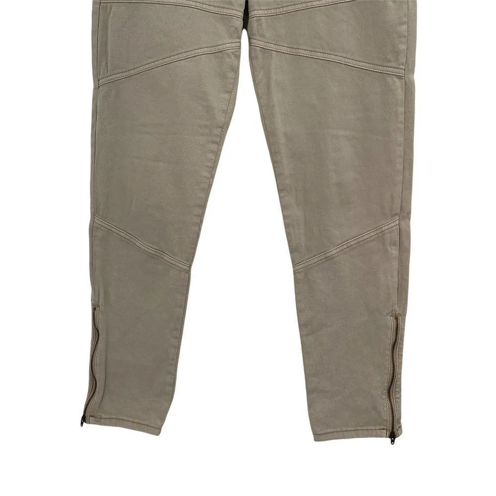 BDG Urban Outfitters Tan Moto Skinny Zipper Jeans 30 - Image 64