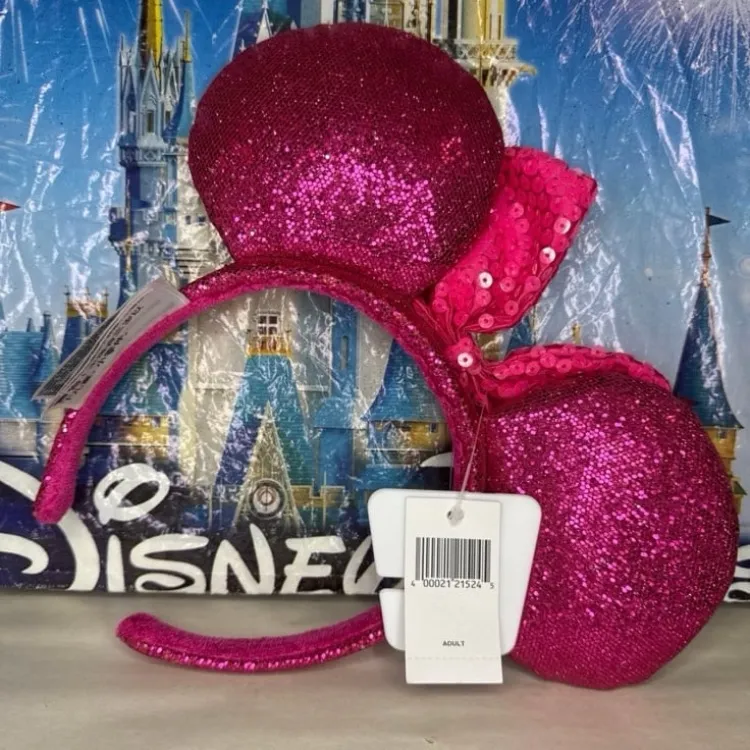 Disney parks imagination pink Minnie Mouse ears NWT - Image 2
