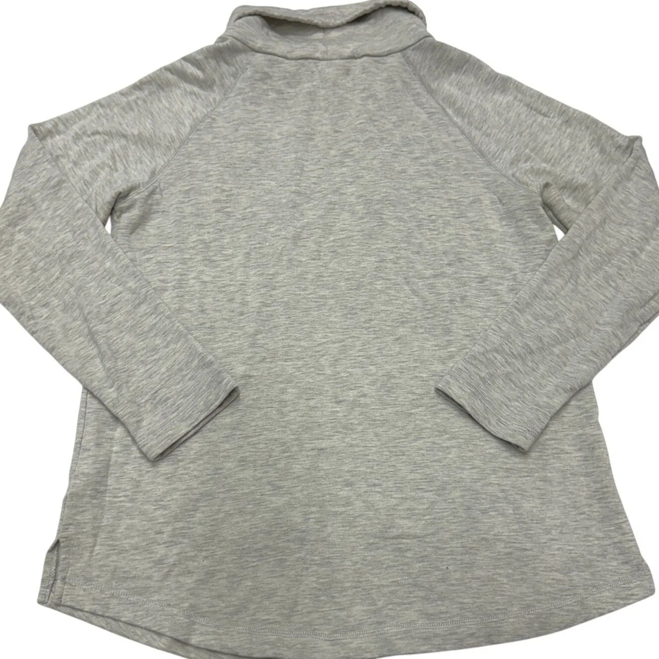 Thread & Supply‎ Sweater Women X Small Grey Soft Knit Cowl Funnel Neck Pockets Gray Size XS - Image 2