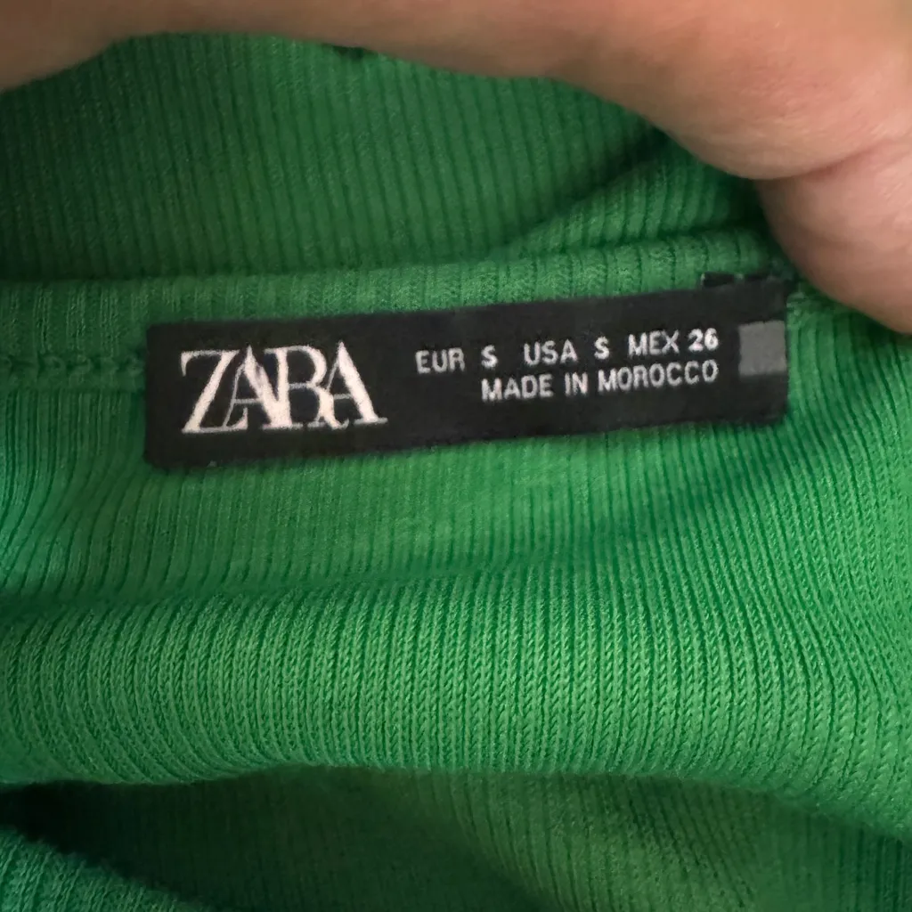 Zara Emerald Green Dress Size Small. - Image 13