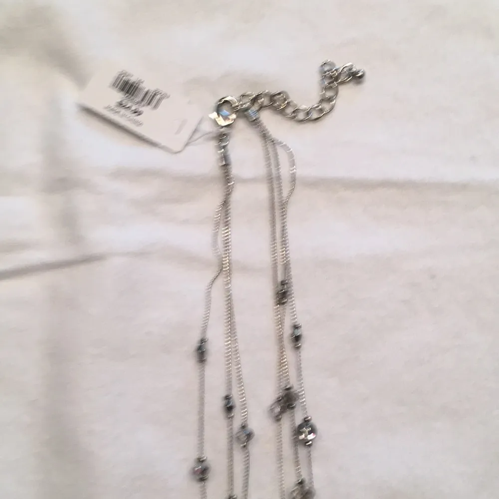 LOFT silver 3 stranded necklace- NWT - Image 4