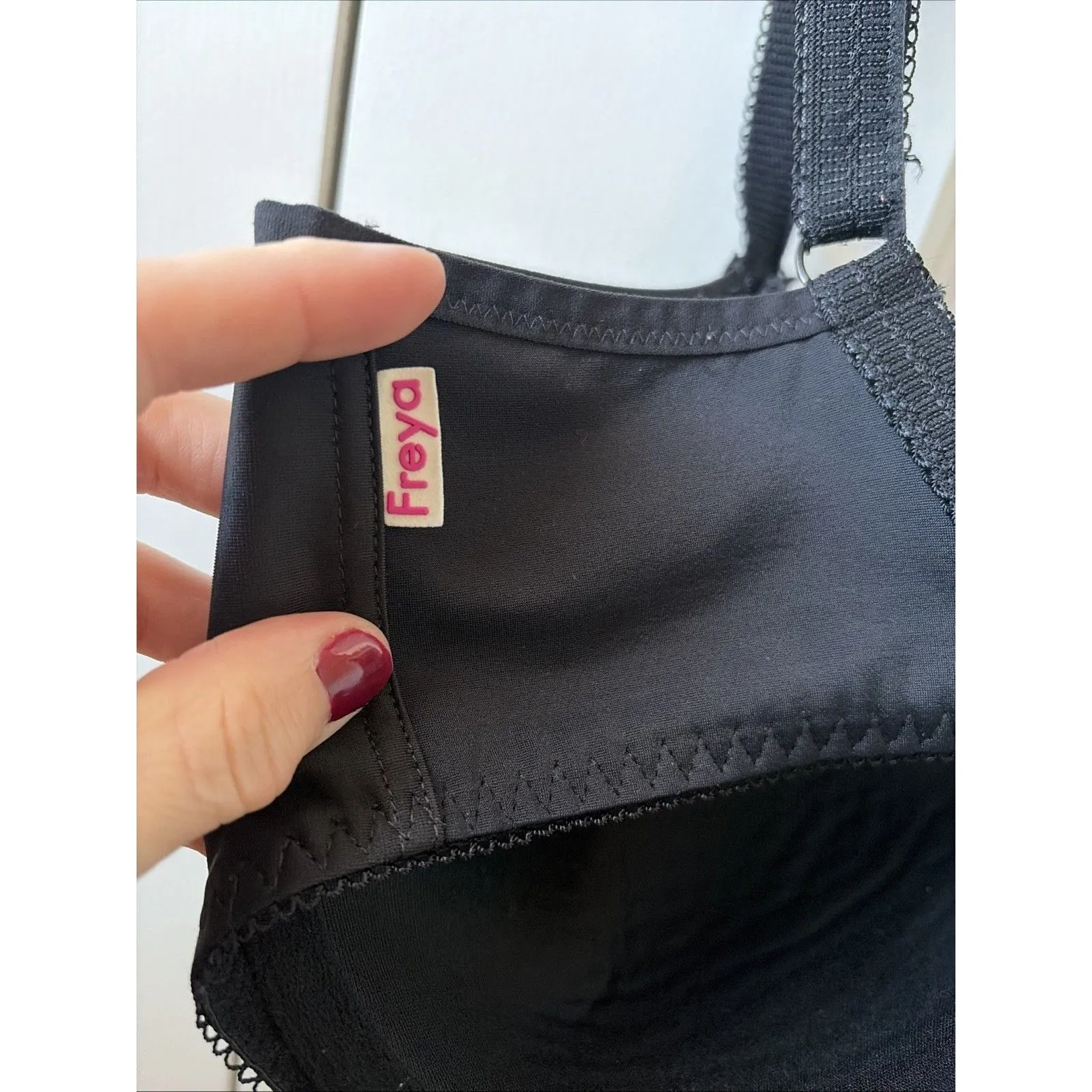 Freya Deco Underwire Plunge Bra in Black Size 34GG - Image 4