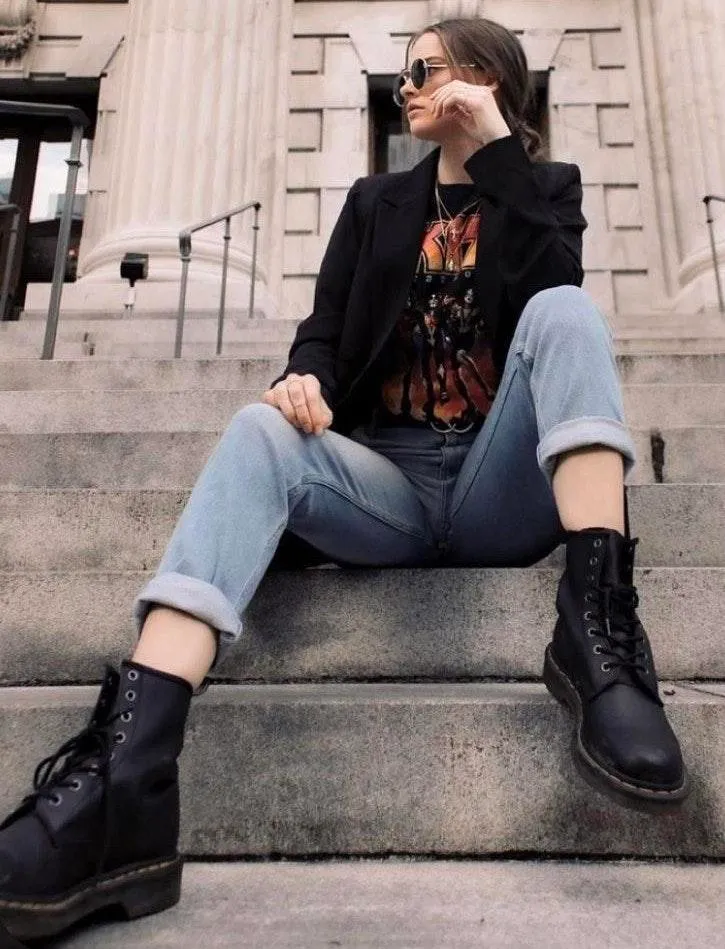 Dr. Martens Black Matte Doc Martens - Image 6