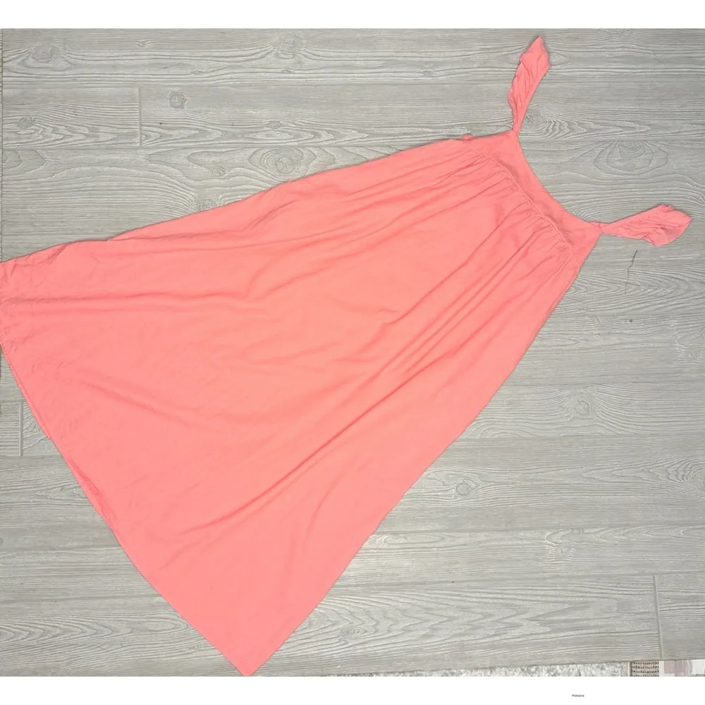 Show me your mumu pink / salmon ruffle sleeve maxi dress size oversized xs - Image 7