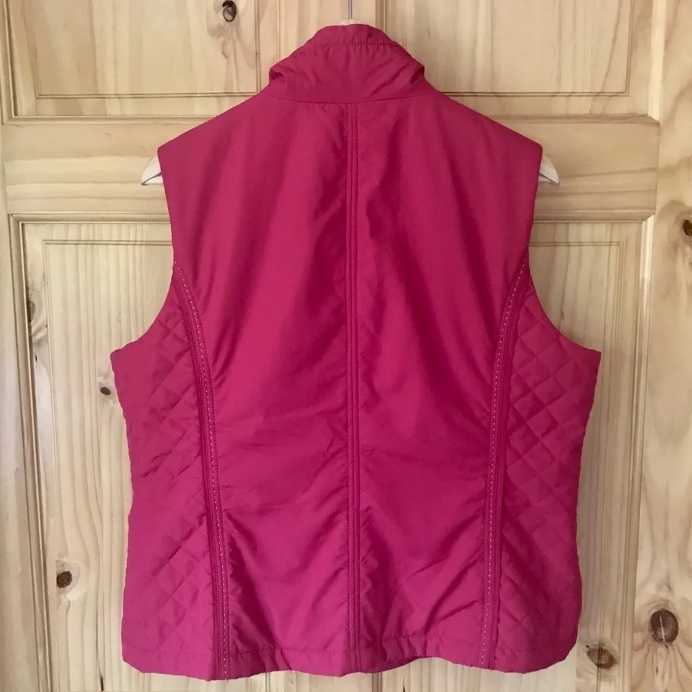 COLDWATER Creek quilted vest size L (14/16) - Image 7