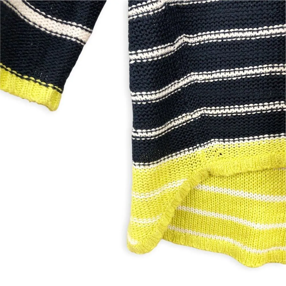 RD Style Colorblock Striped Open Knit Sweater - Image 8