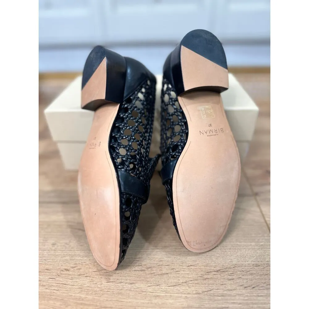 Alexandre Birman Clarita Basketry Loafer Black Sz 7 US 37 EU NIB Casual Elegance - Image 12