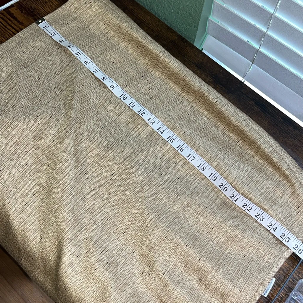 Vintage Le Suit Gold SKIRT Tailored Professional Style Suit skirt only Size 8 - Image 6