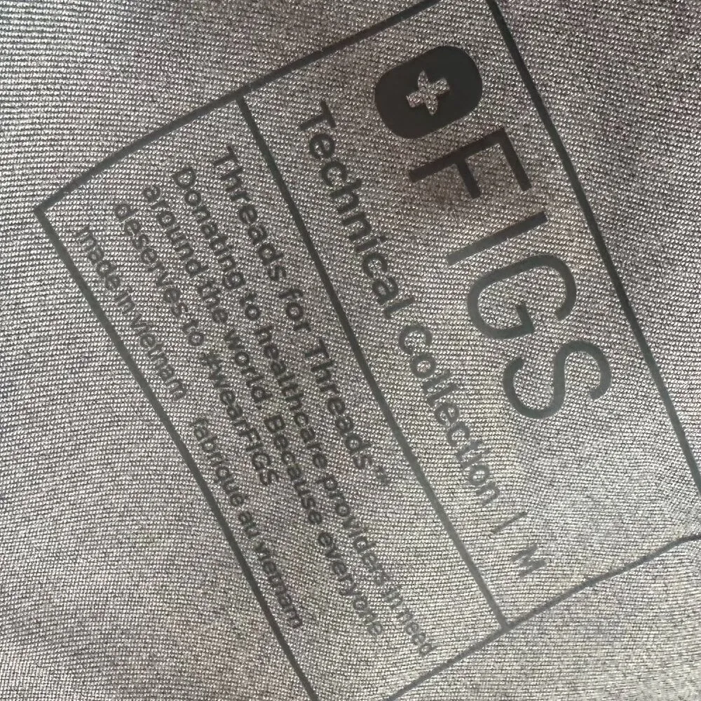 Figs Zamora Jogger Scrub Pants Drawstring Stretch Grey Size Medium Women's - Image 12