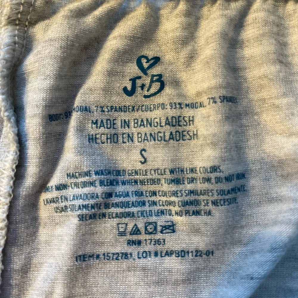 J&B Grey High Waist Sleep Short Gray - Image 5