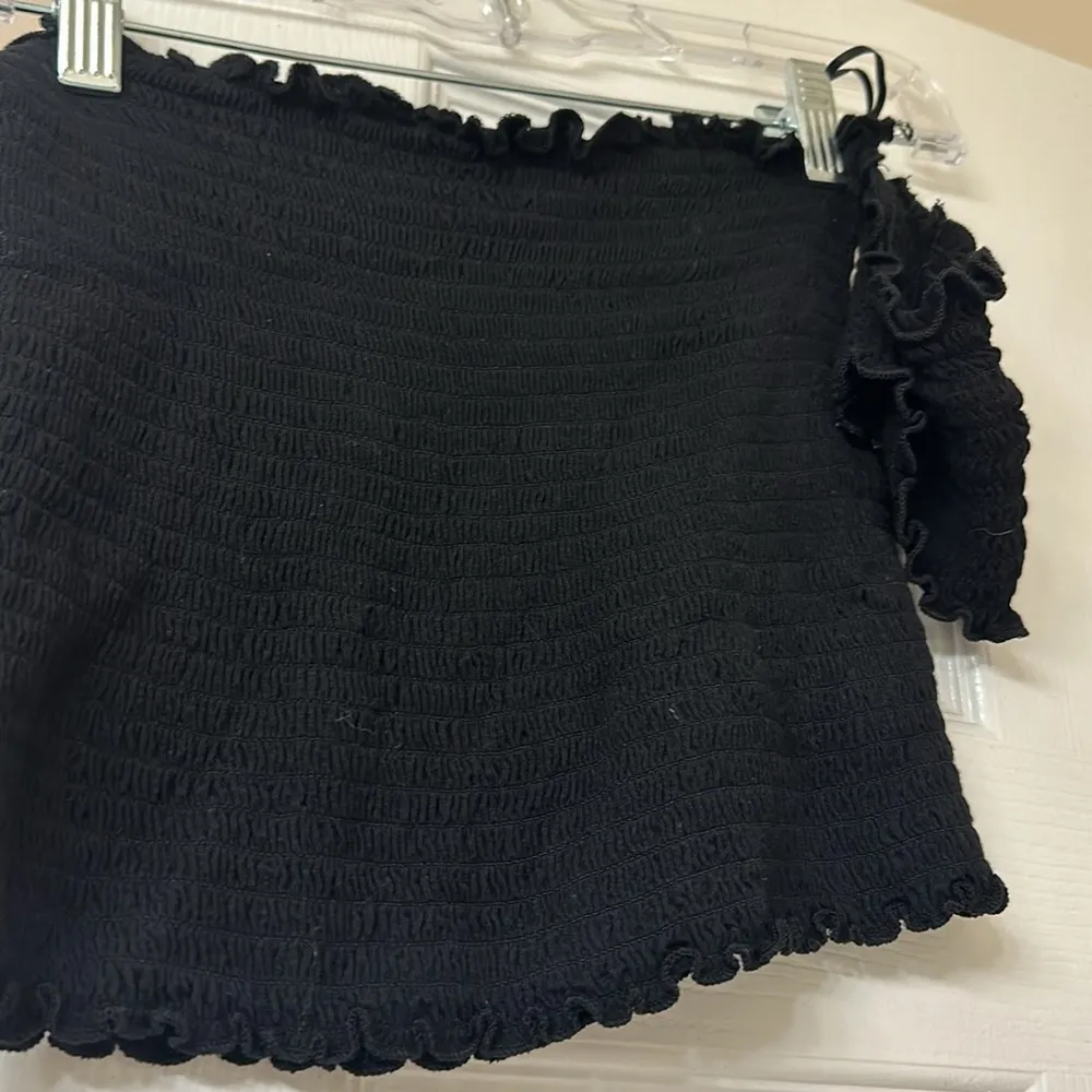 Black Stretchy Off The Shoulder Top - Image 7