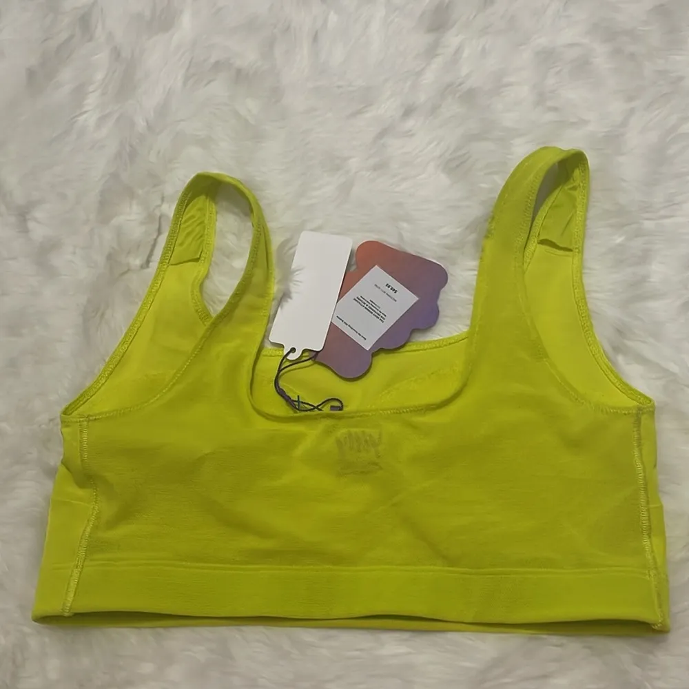NWT Yitty Mesh Me Smoothing Midi Bralette in Limelight - Image 4