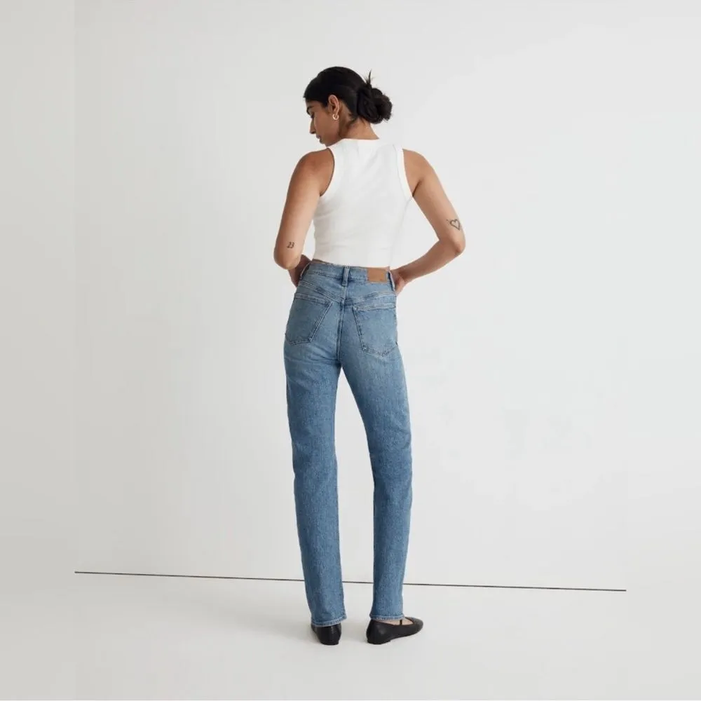 Madewell The '90s Straight Jean in Enmore Wash Size 23 - Image 8