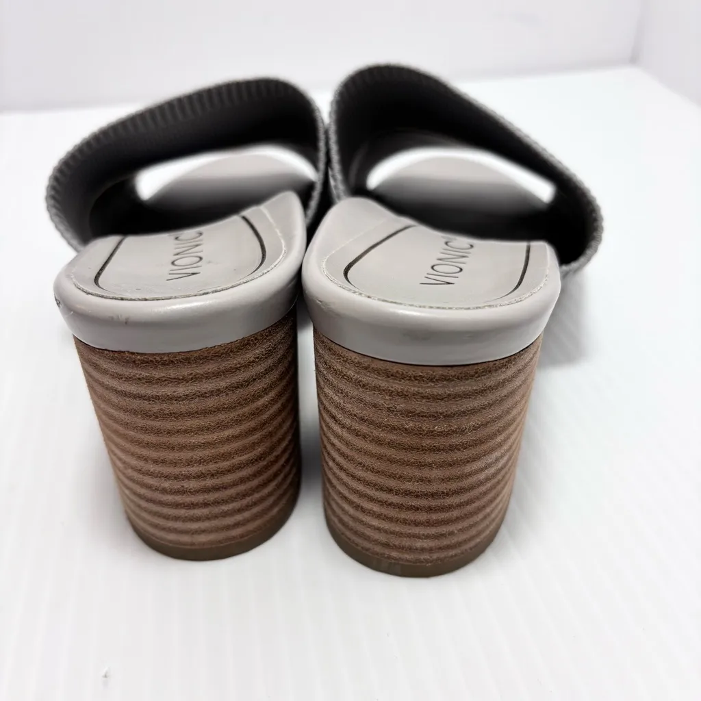 Vionic Fleur‎ Women's Slide Heeled Sandals Gray Size 7 - Image 6