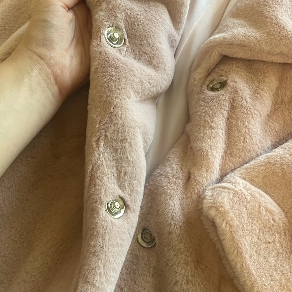 Pink Fuzzy Coat - Image 4