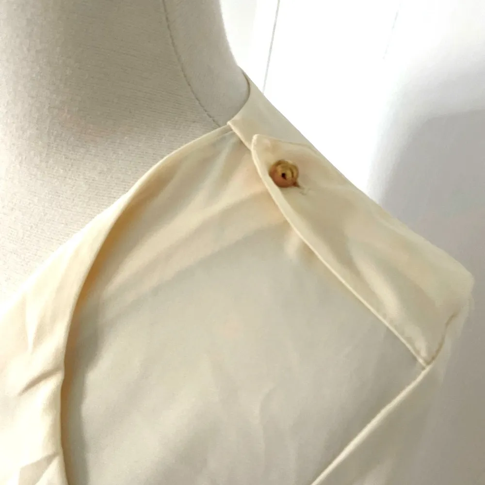 Love Culture Cream Semi Sheer Blouse - Image 5