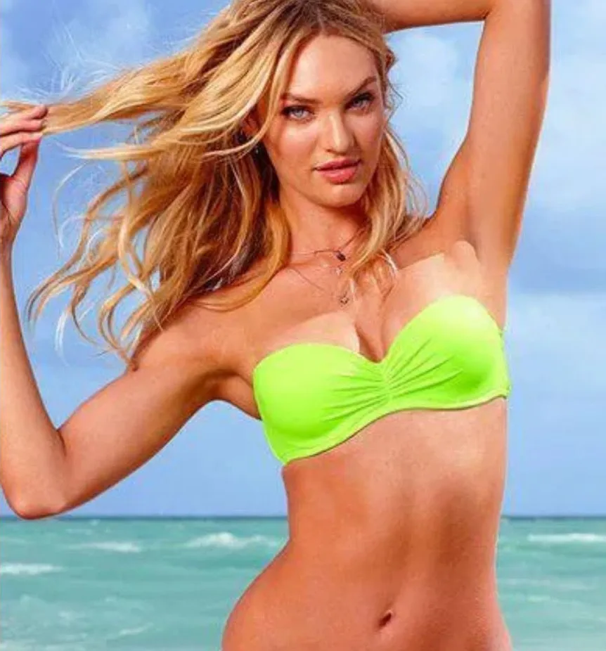 Victoria secret bandeau strapless bikini 32B top. Bottom S  - Image 3