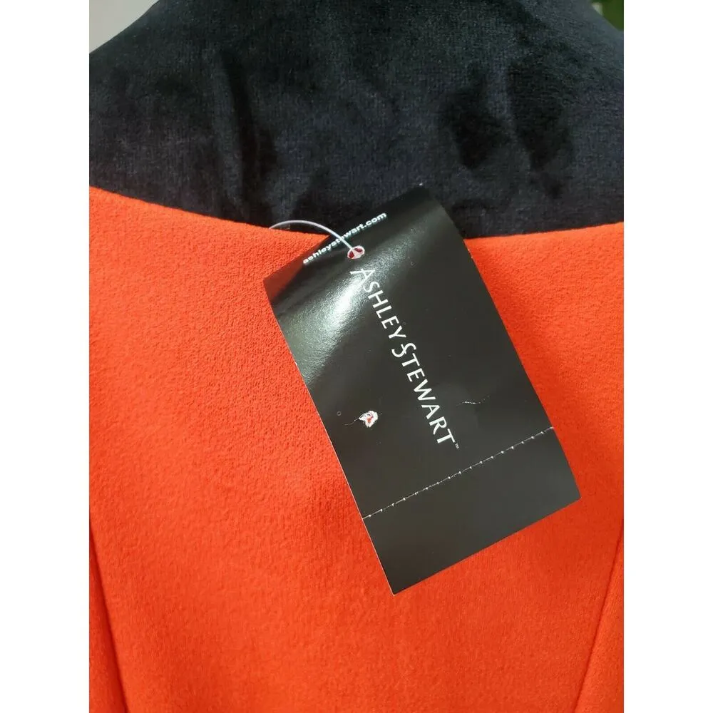 Ashley Stewart Women's Orange Polyester Top (20W) & Skirt ( 18W) 2 Piece Set - Image 9