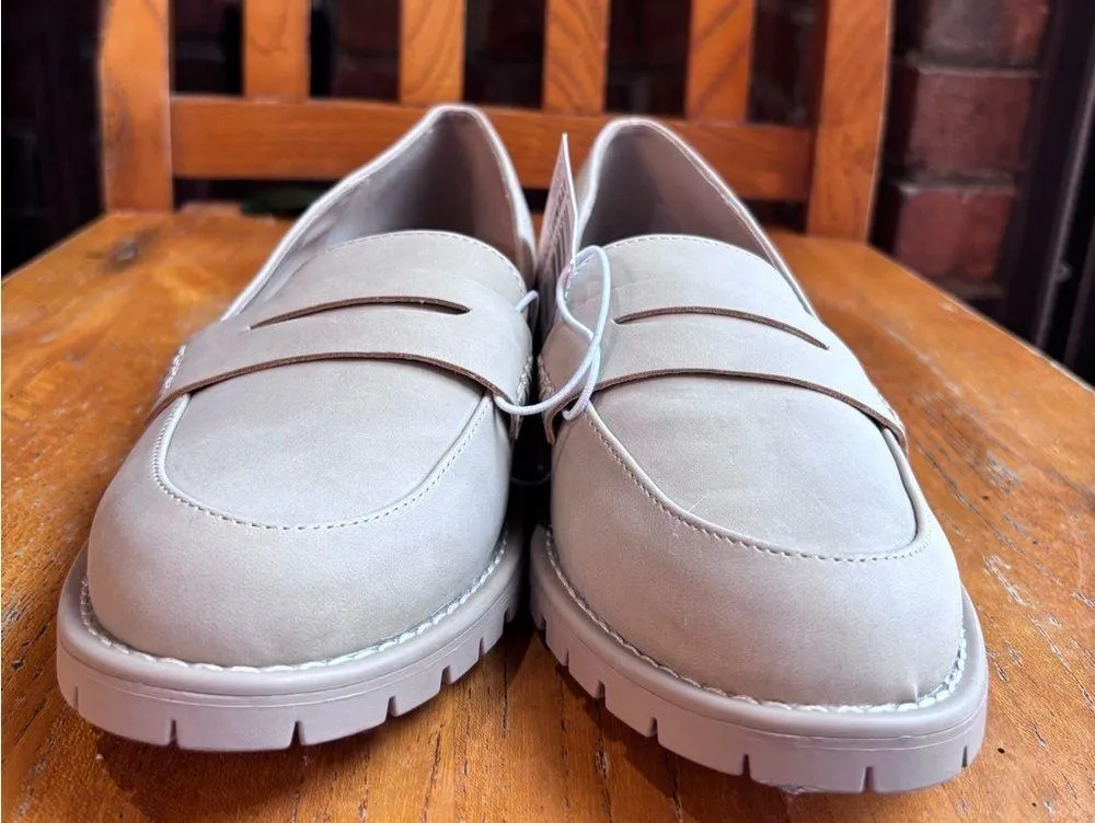 Dolce Vita womens Crisp chunky lug sole loafers academia preppy office dune 8 Tan - Image 6