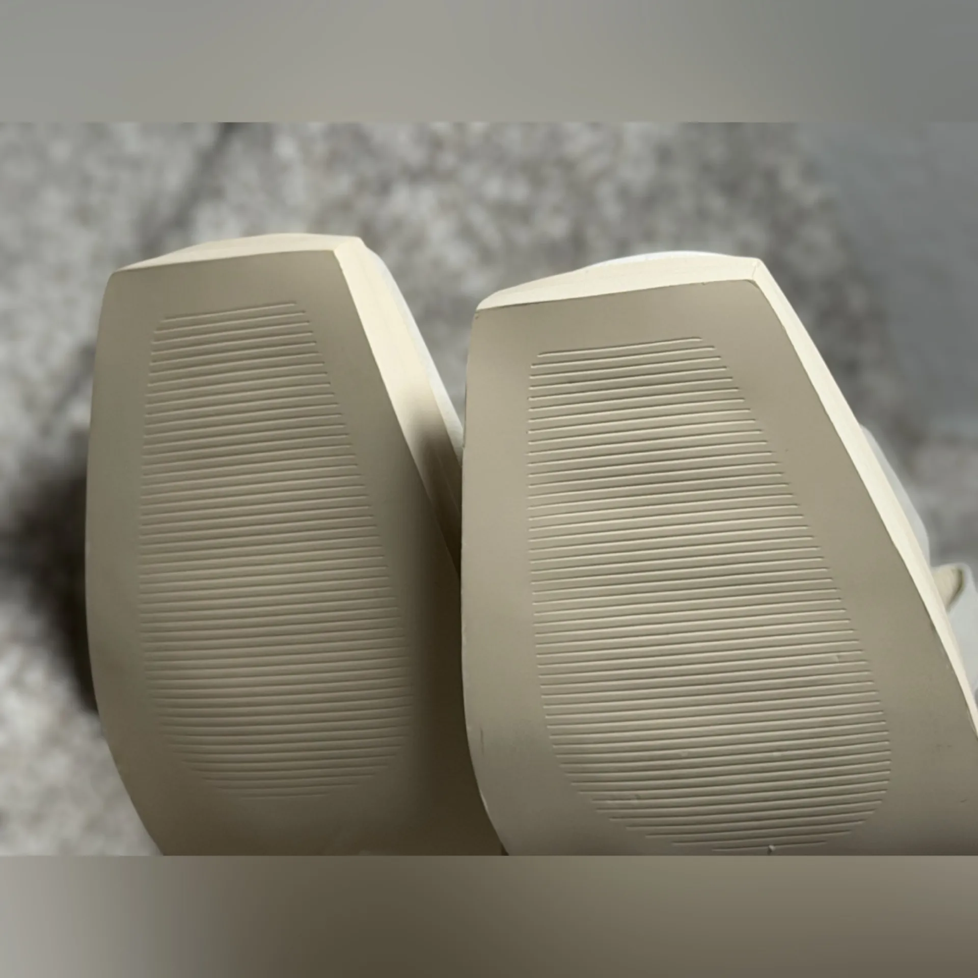 NEW Steve Madden Pia Suede Foldover Square Toe Block Heel Boots Natural Bone 6.5 - Image 11