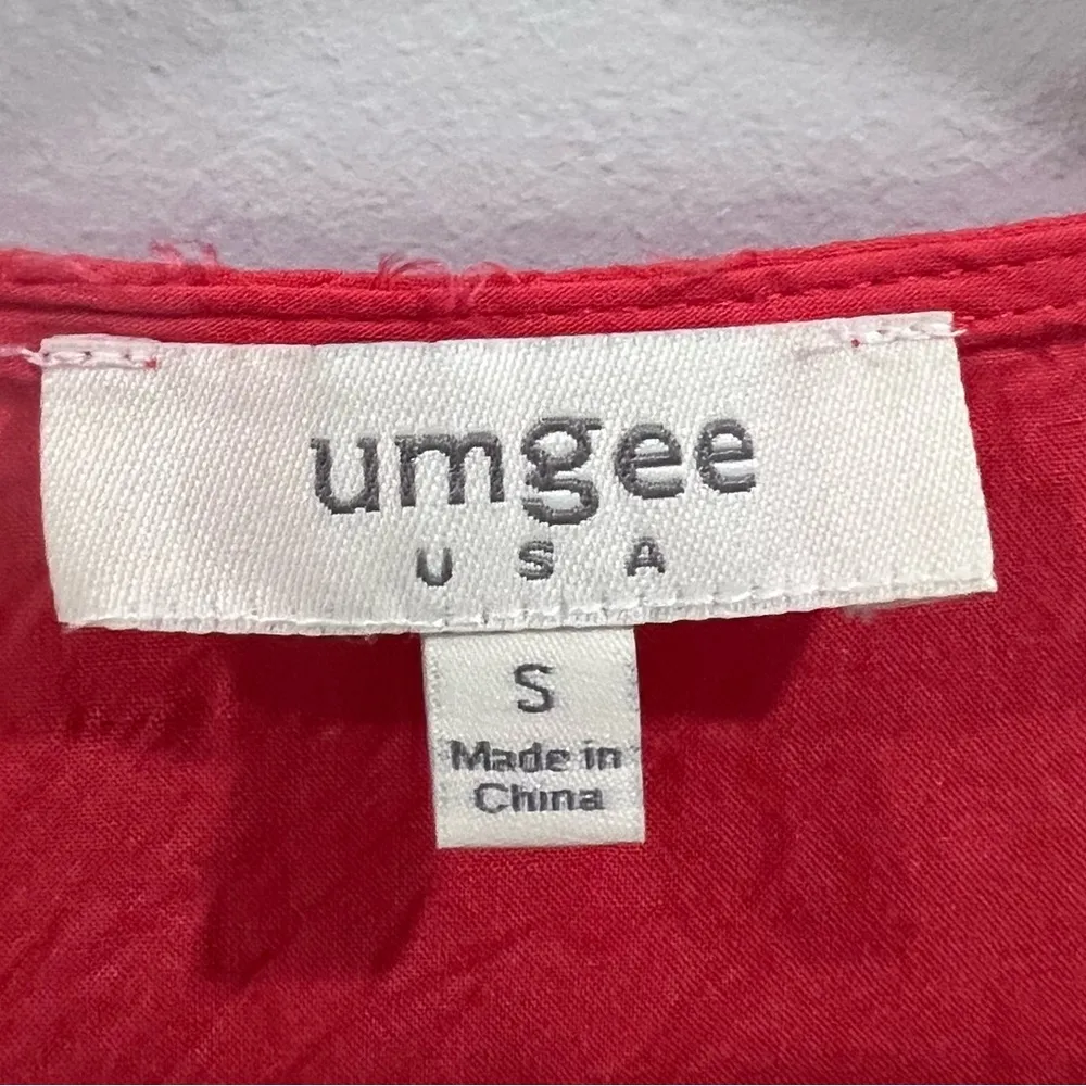 Umgee lightweight cotton blend boho shift dress size small - Image 6