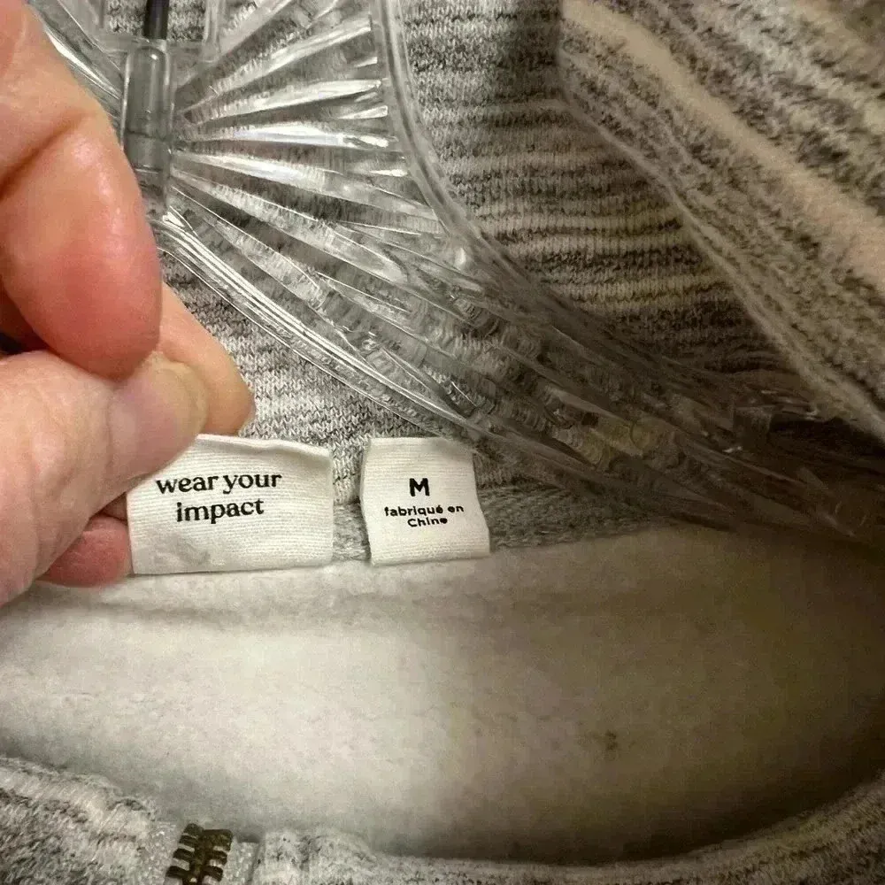 Tentree Women’s Fleece Quarter zip M - Image 10