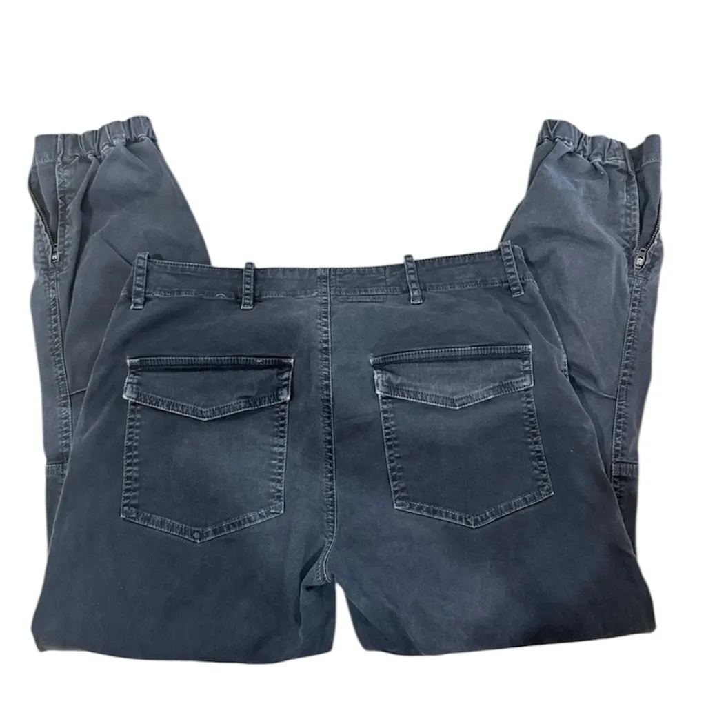 Nili Lotan New York 80 111/88 NL military Cropped Pants Jogger in carbon Y2K Gray Size 4 - Image 8