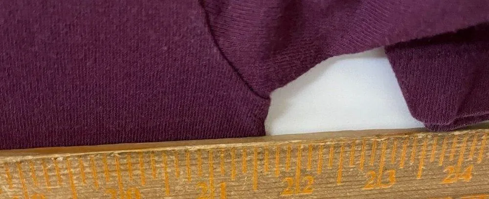 Virginia Tech Hokies T Shirt Vintage 90s Large L Purple Graphic Tee - Image 8