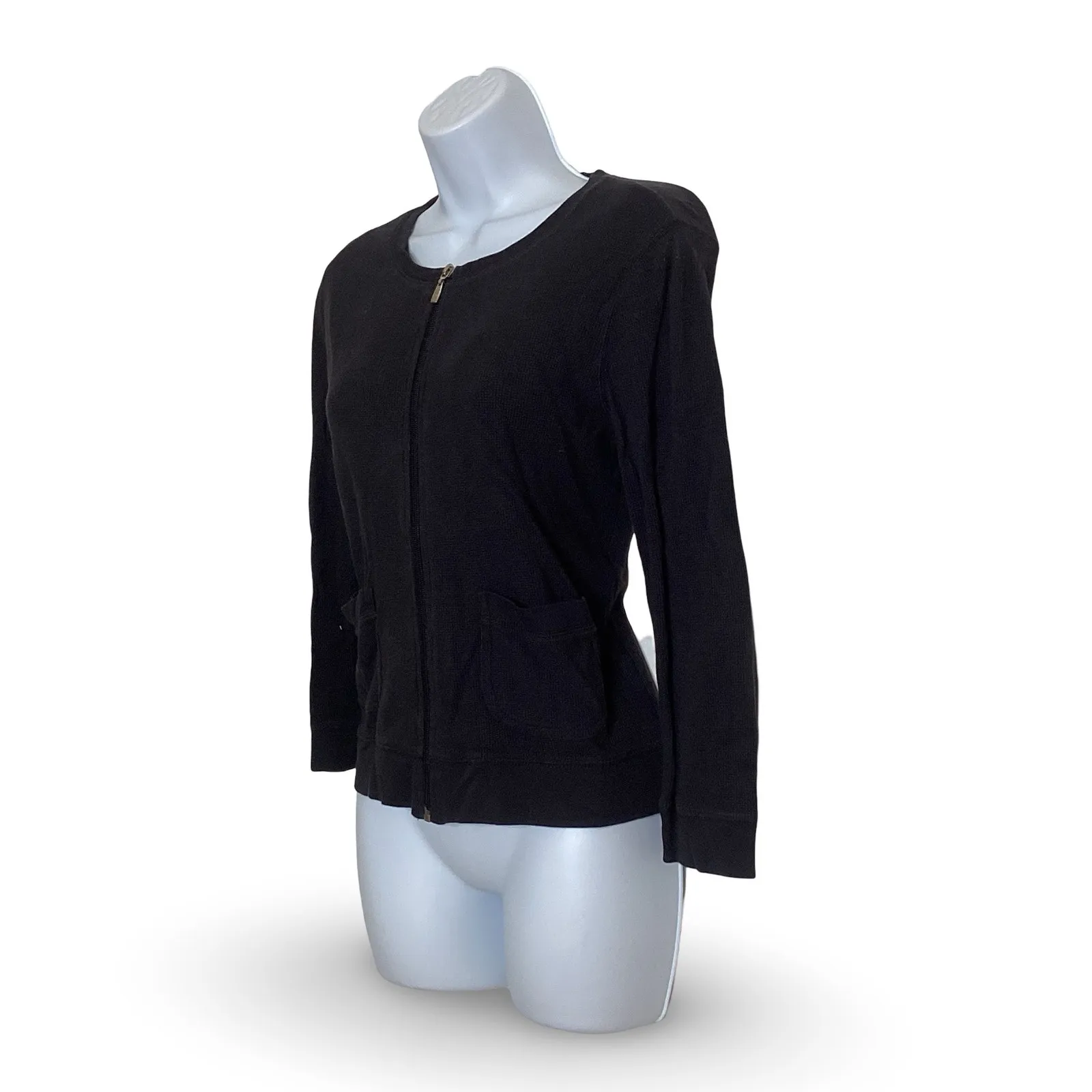 Rafaella Zip Up Cardigan - Image 2
