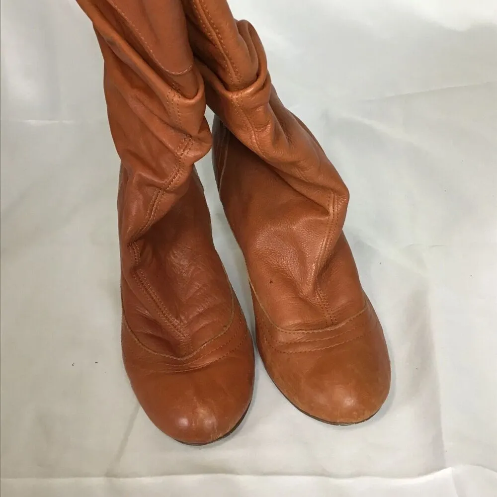 Women Knee Boots Sz. 10 Brown Legion” Knee Boots with side Buckle - Image 8