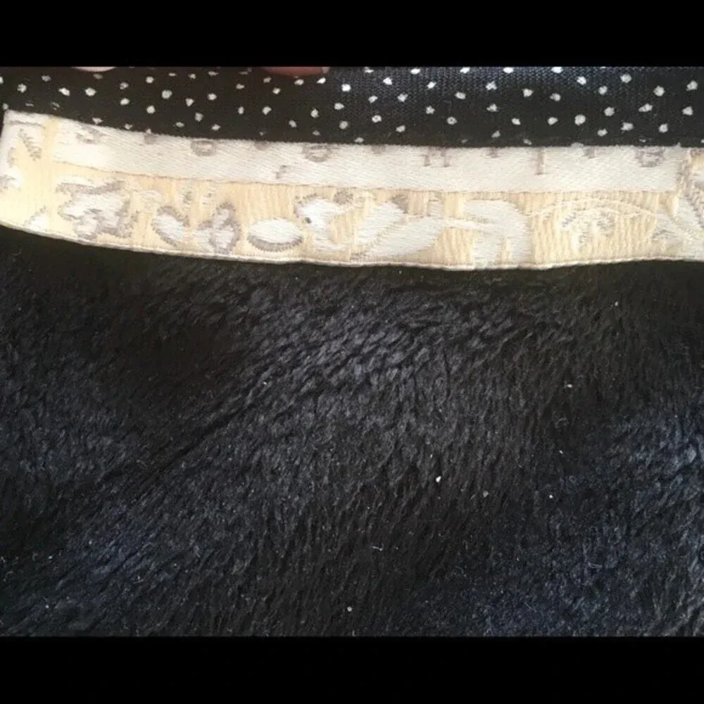 Vintage Spaghetti strap made in USA dress, size Medium Black - Image 4