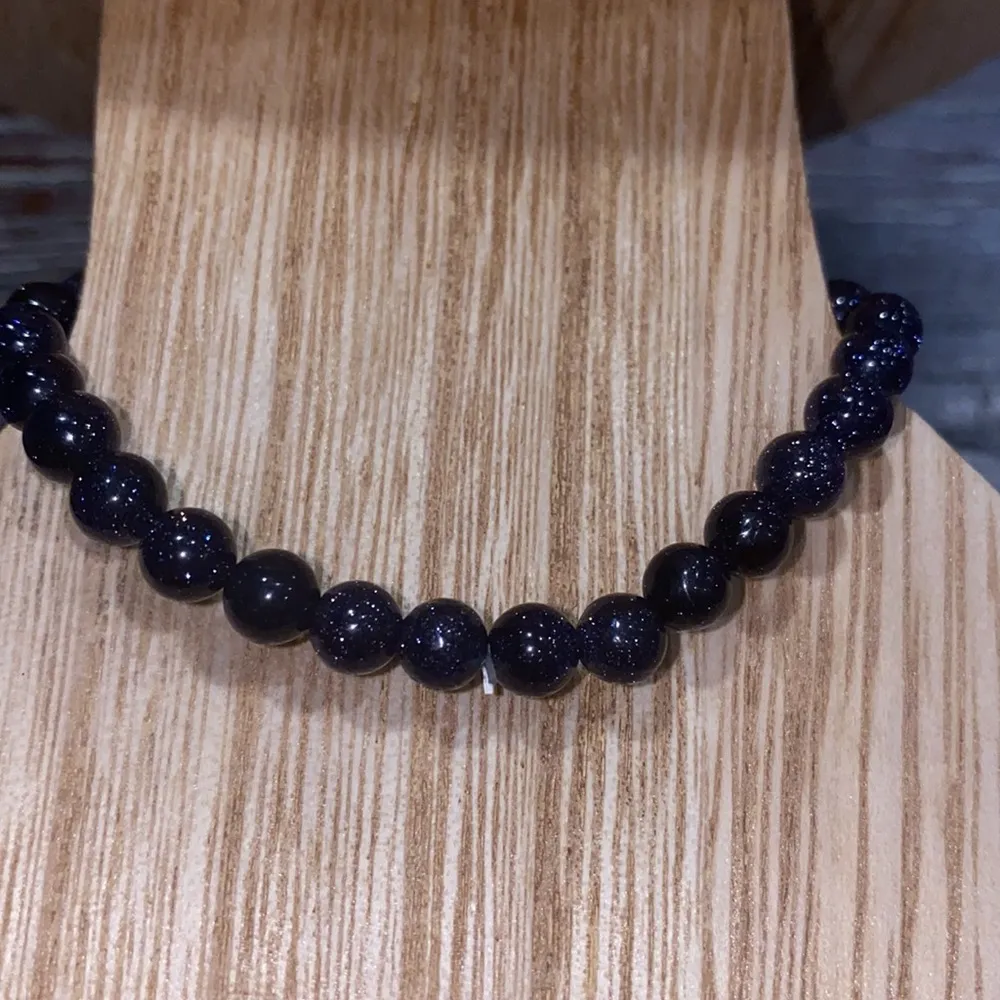 Bracelet Purple Sparkly Gemstone Bead - Image 2