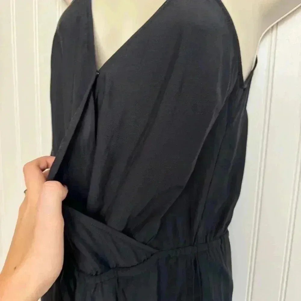 Nordstrom Trouvé Black Sleeveless Jogger Jumpsuit V - Image 4