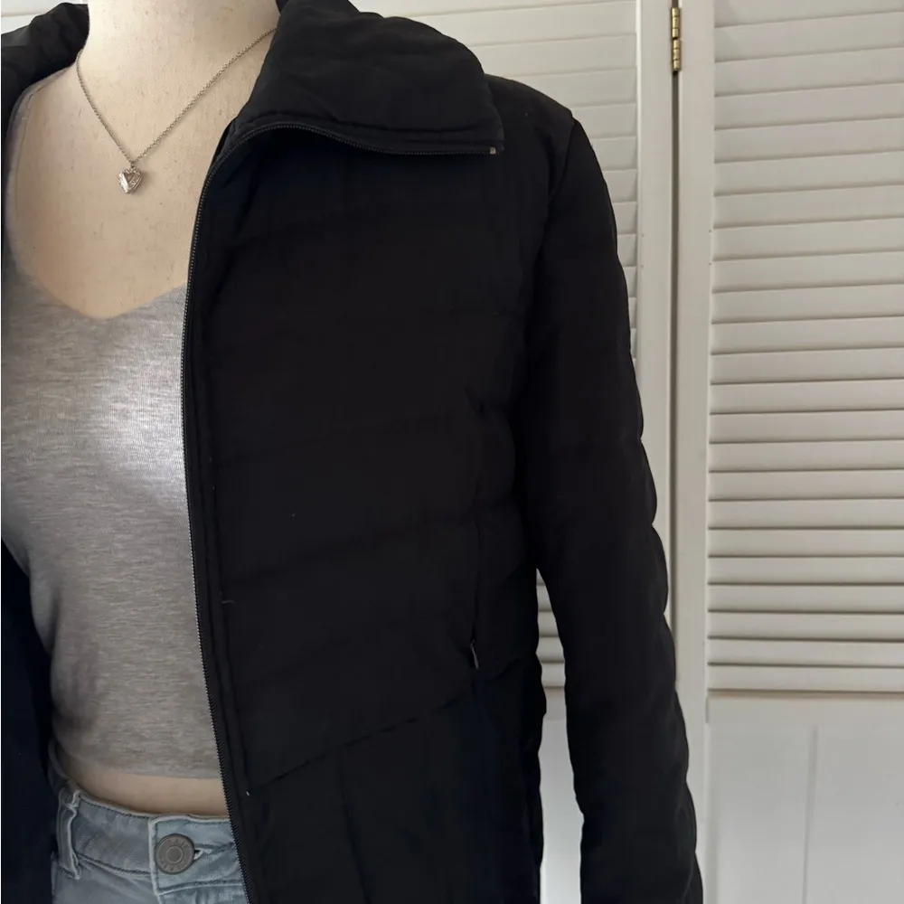 Kenneth Cole Reaction Black Puffer Zip Up Jacket Size L - Image 3