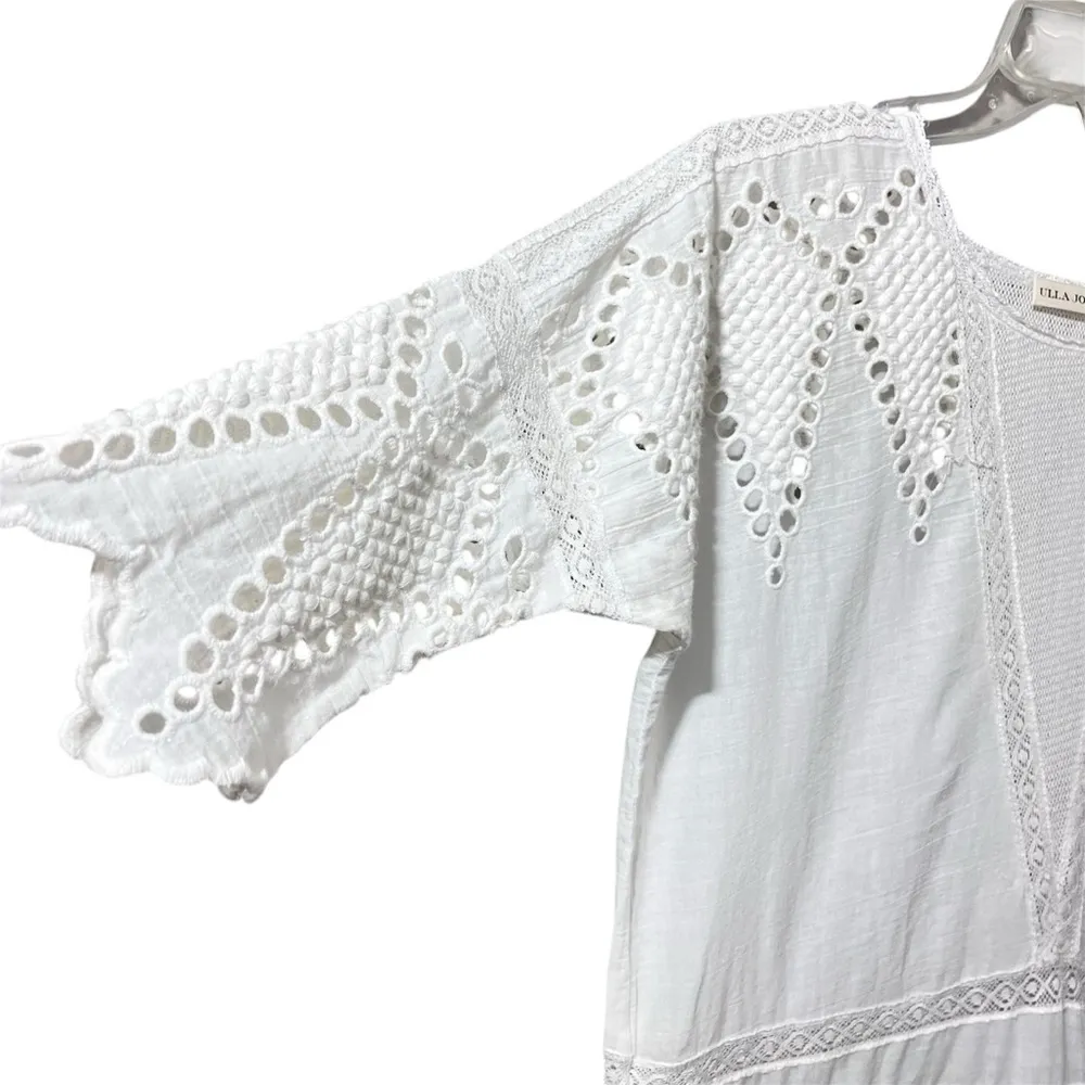 Ulla Johnson Elegant White Lace Dress Size 2 - Image 5