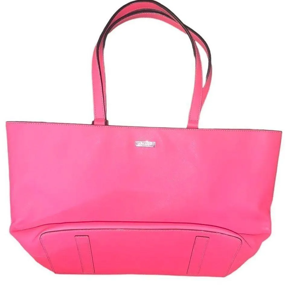 Kate Spade NY Newbury Lane Jules Pink Leather Large Tote - Image 2