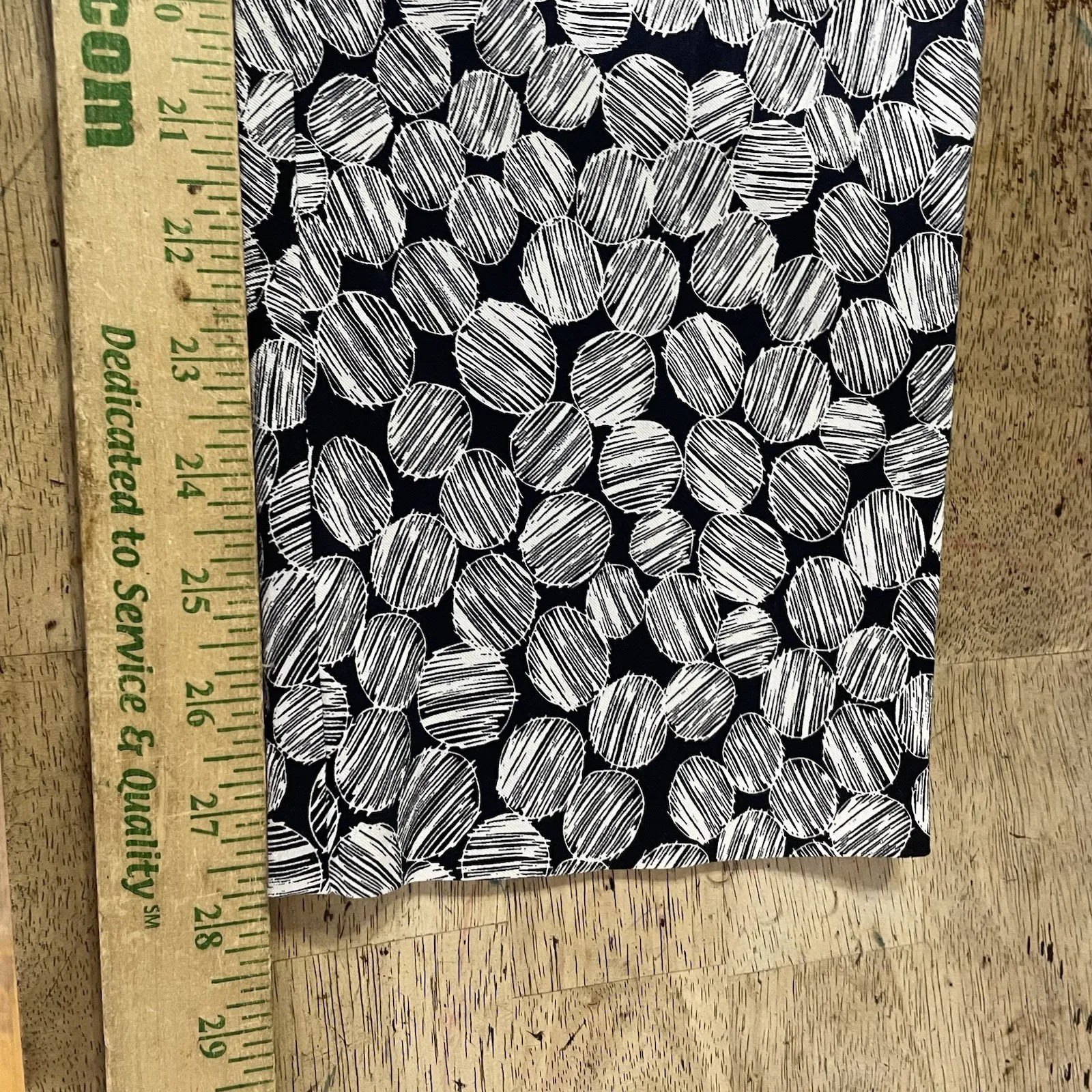 Joseph Ribkoff Straight Leg Black & White Dot Patterned Pants Women's Size 14 - Image 8