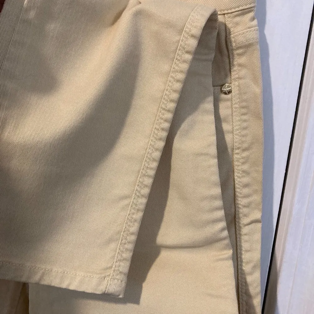 Kaos women's size 33 mustard yellow super stretch skinny slim jeans 32x30 33x30 - Image 6