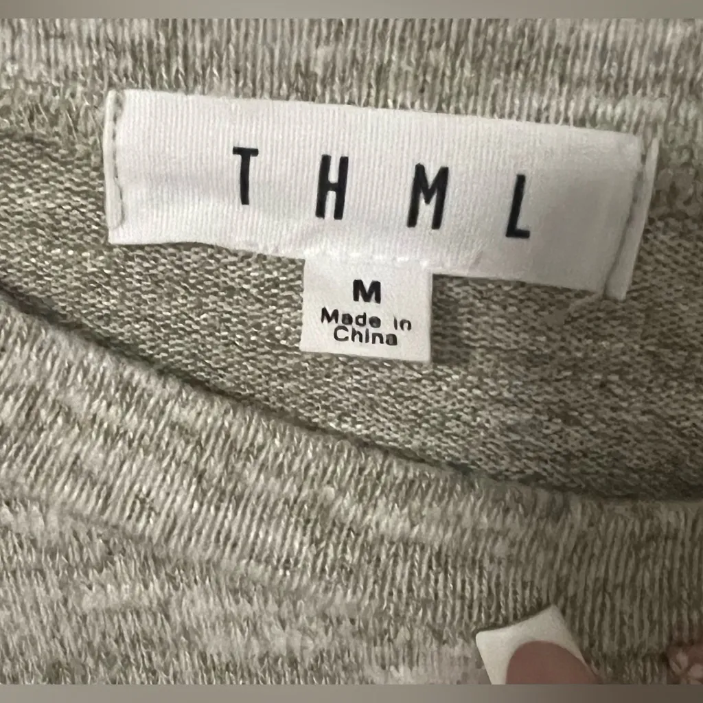 THML Gray and Black Sweatshirt - Image 3