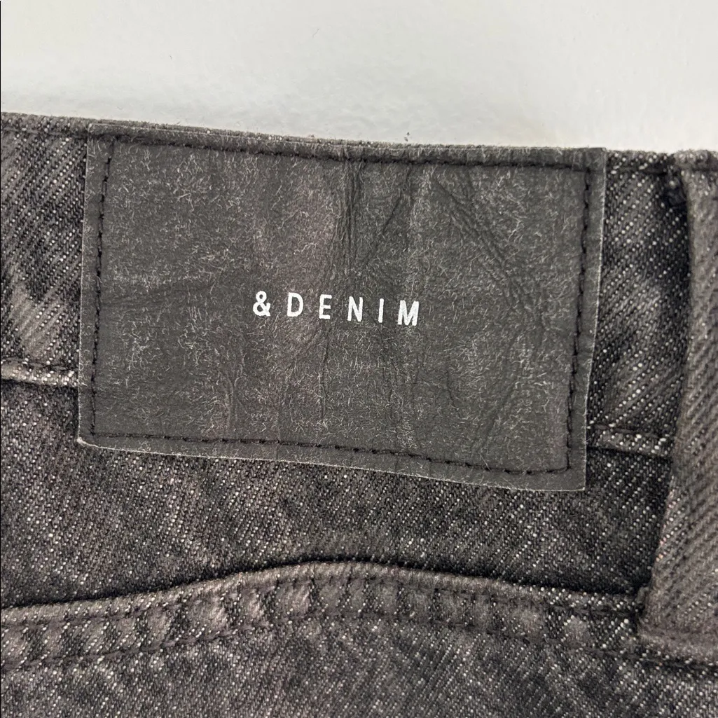 &Denim H&M Barrel Loose Fit High Waist Size 8 Black Balloon Oversized Casual 90s - Image 11