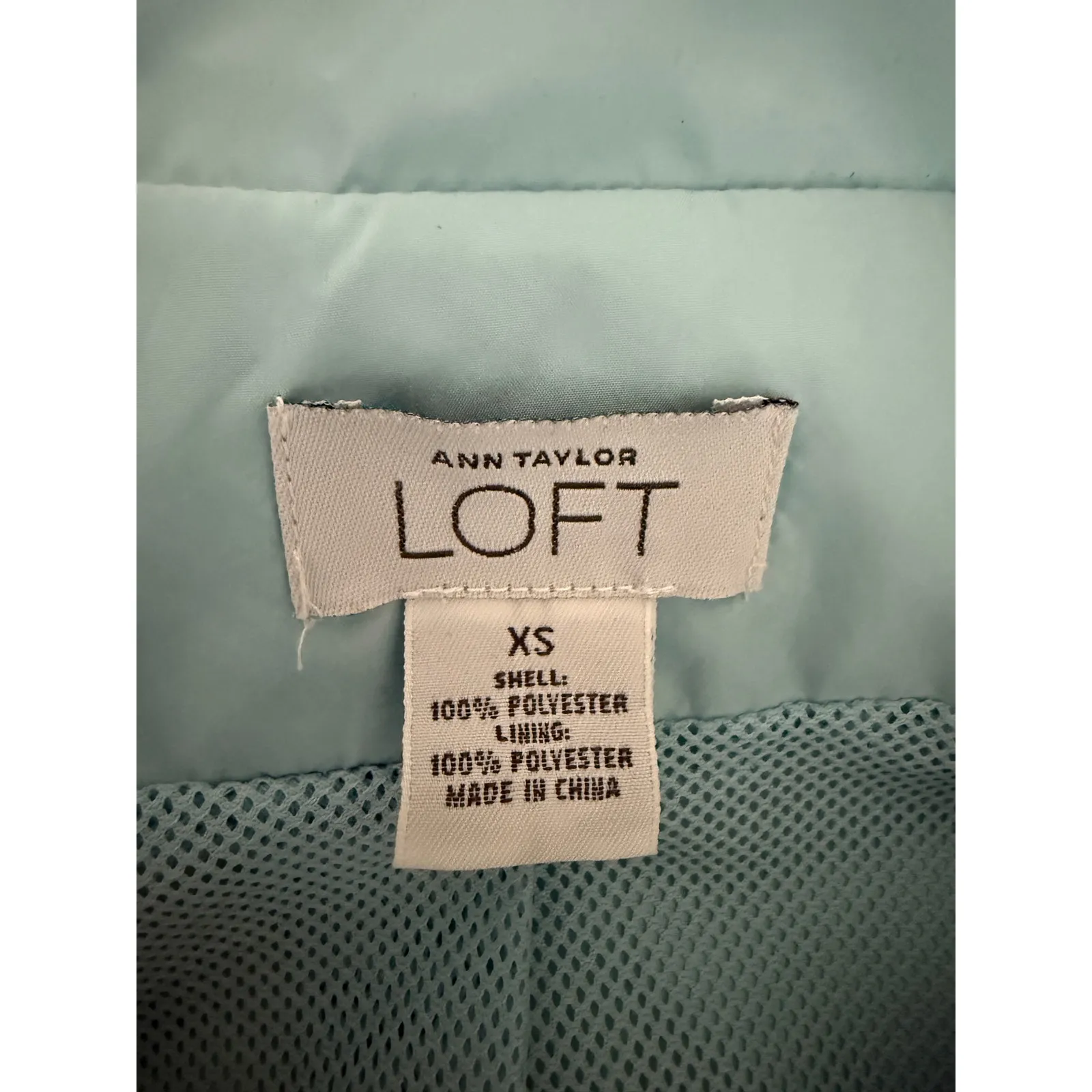 Vintage 90s y2k Women's powder light blue raincoat jacket trench XS outdoors - Image 9