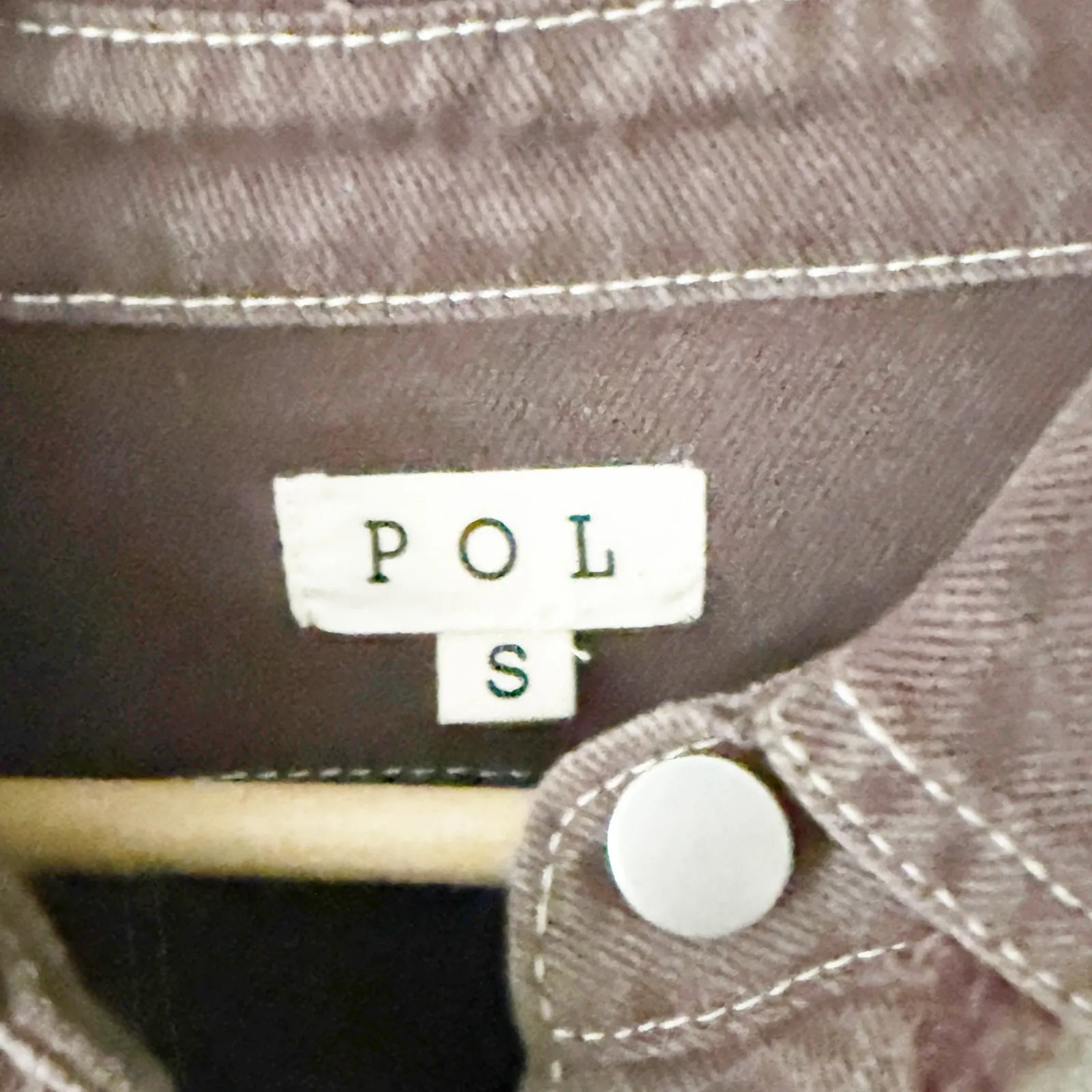 POL | Aztec Print Jacket Raw Hem Fringe Coat Aztec Print Boho Oversized | Small - Image 3