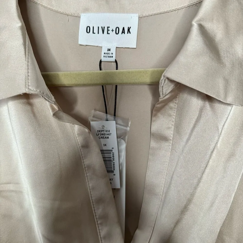 Olive & Oak cream dress size 3X - Image 2