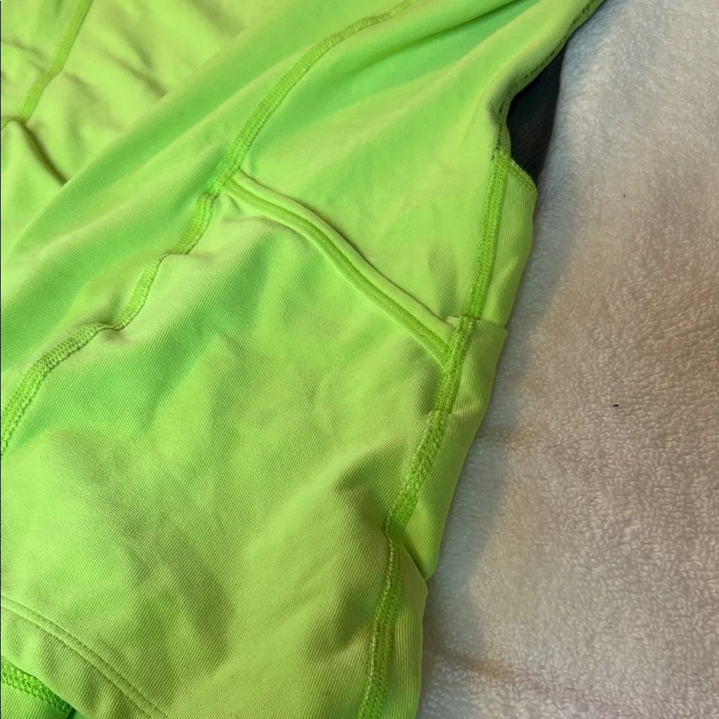 Nike Women's Bright Lime Tank Top - Image 4