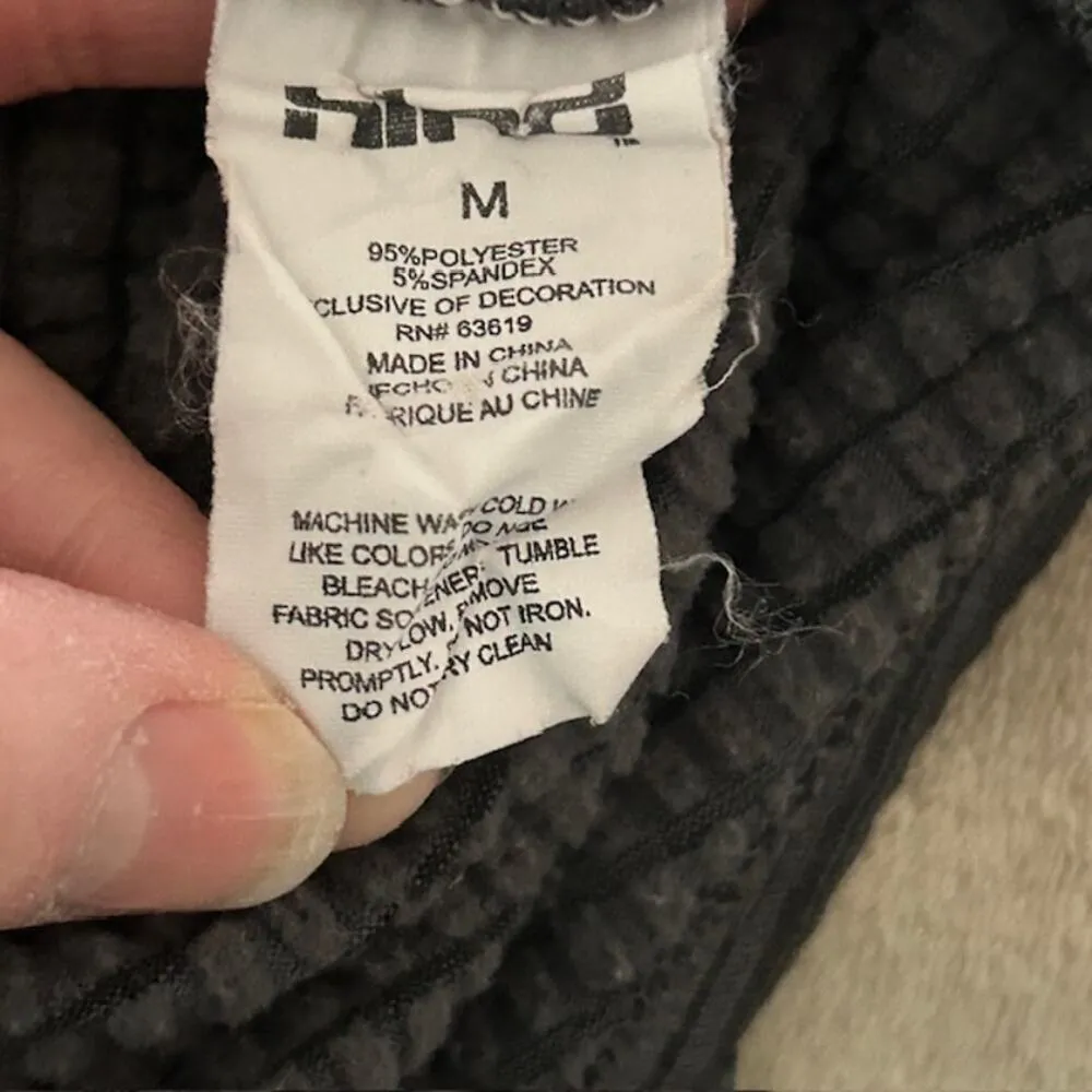 Hind Heather Gray Full Zip Running/Jogging Hoodie, size medium - Image 6