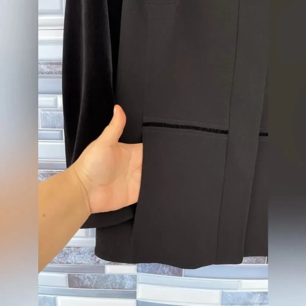 AKRIS PUNTO velvet blend blazer size 42 - Image 2