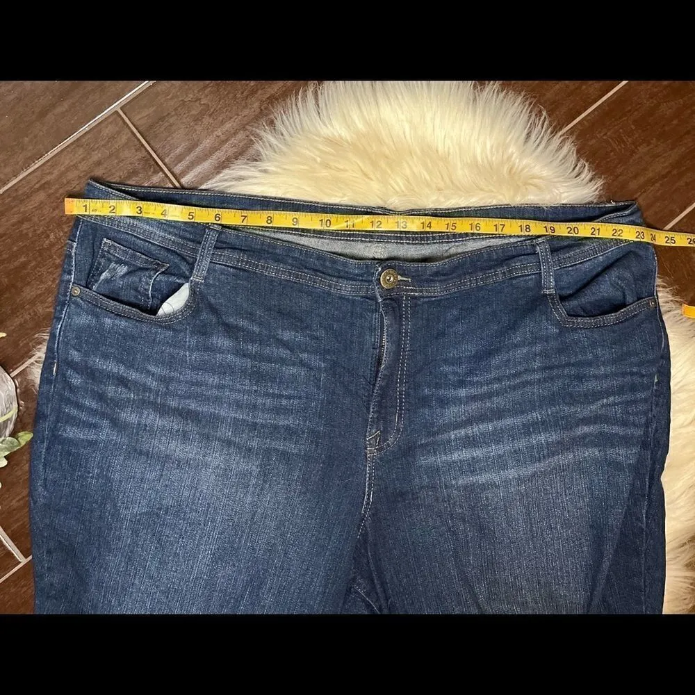 Style & Company slim leg crop denim sz 24W - Image 5